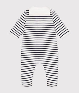 AW24 - A0ASR 01 WHITE NAVY BODYSUITS FALL WINTER 2024/25 NEWBORN SAILOR STRIPES