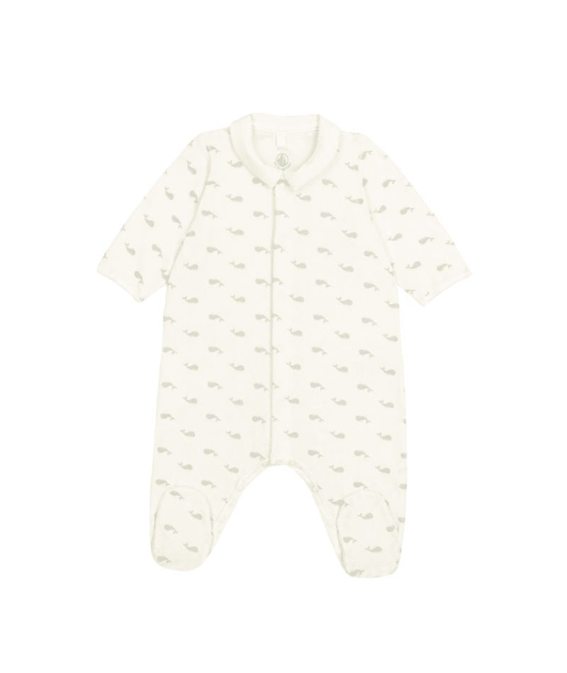 AW24 - A0ATM 01 WHITE GREEN BODYSUITS FALL WINTER 2024/25 NEWBORN