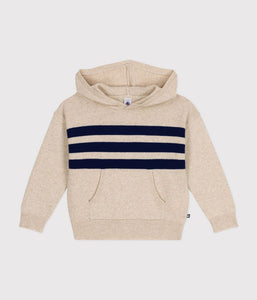 AW24 - A0AWF 01 CREAM NAVY FALL WINTER 2024/25 LONG SLEEVES SAILOR STRIPES SWEATSHIRT