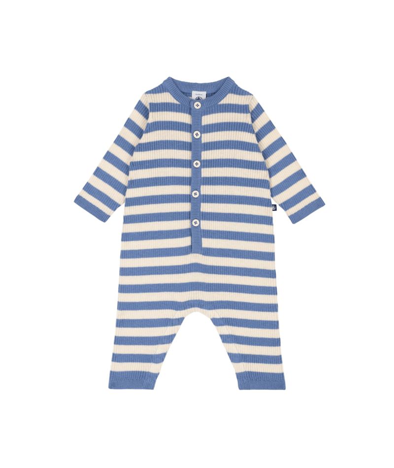 AW24 - A0AY8 01 BLUE WHITE 25% SALE FALL WINTER 2024/25 OVERALLS ROMPERS STRIPES