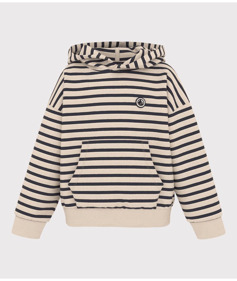 AW24 - A0BA1 01 CREAM NAVY 25% SALE FALL WINTER 2024/25 LONG SLEEVES STRIPES SWEATSHIRT