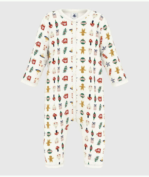 AW24 - A0BB3 07 WHITE HOLIDA 25% SALE FALL WINTER 2024/25 LONG SLEEVES NEWBORN ROMPERS