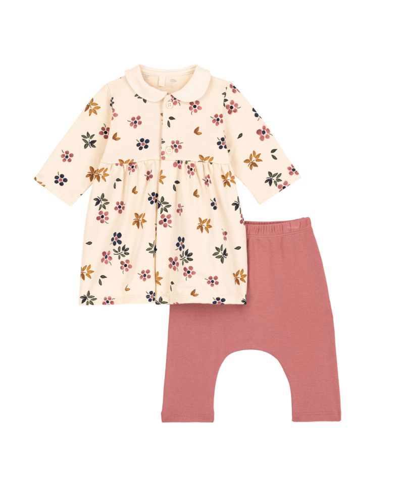 AW24 - A0BBX 01 CREAM MULTI 25% SALE DRESSES FALL WINTER 2024/25 FLORAL LONG SLEEVES OUTFITS