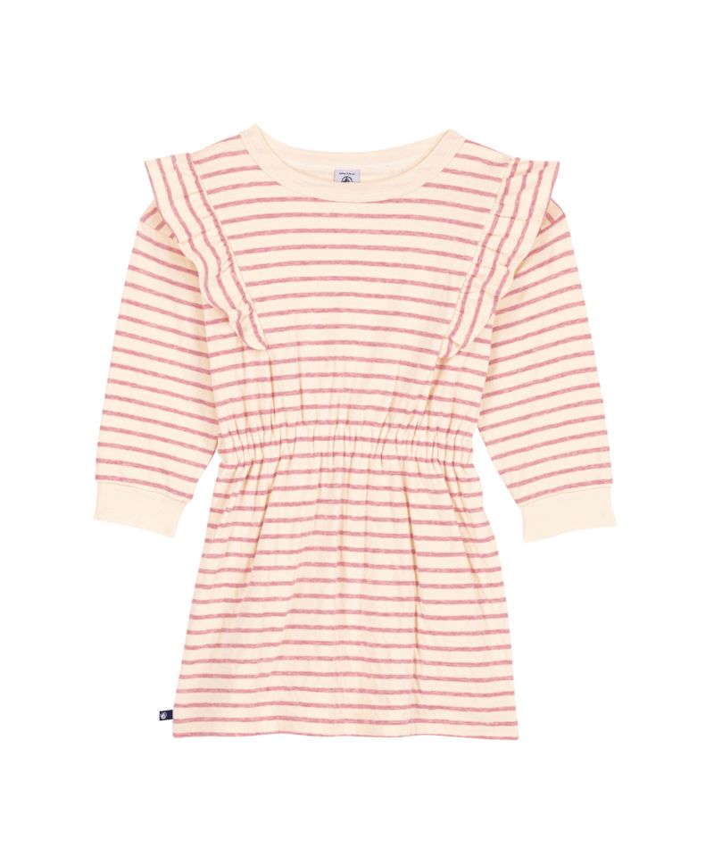 AW24 - A0BET 01 CREAM PINK 25% SALE DRESSES FALL WINTER 2024/25 LONG SLEEVES STRIPES