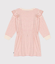 Load image into Gallery viewer, AW24 - A0BET 01 CREAM PINK DRESSES FALL WINTER 2024/25 GIRL STRIPES
