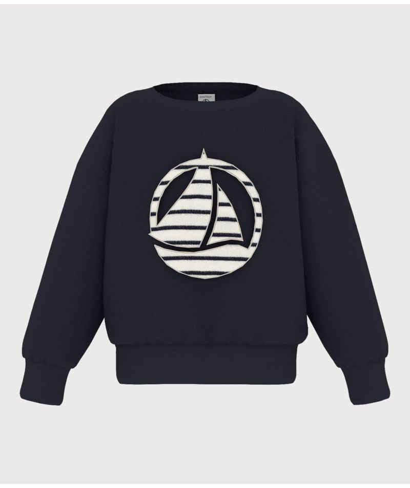 AW24 - A0BJB 01 NAVY FALL WINTER 2024/25 LONG SLEEVES SAILOR SWEATSHIRT