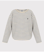 Load image into Gallery viewer, AW24 - A0BJD 02 BLUE CREAM 25% SALE FALL WINTER 2024/25 LONG SLEEVES STRIPES
