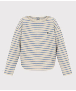 AW24 - A0BJD 02 BLUE CREAM 25% SALE FALL WINTER 2024/25 LONG SLEEVES STRIPES