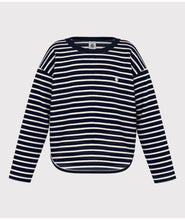 Load image into Gallery viewer, AW24 - A0BJD 03 NAVY WHITE FALL WINTER 2024/25 LONG SLEEVES SAILOR STRIPES
