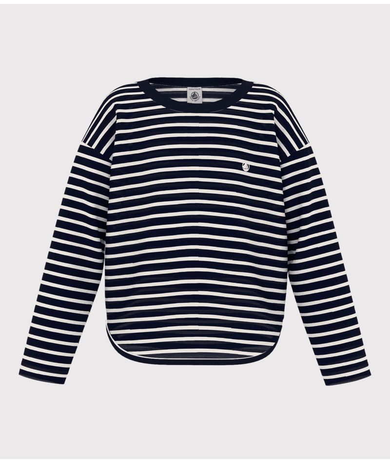 AW24 - A0BJD 03 NAVY WHITE 25% SALE FALL WINTER 2024/25 LONG SLEEVES SAILOR STRIPES