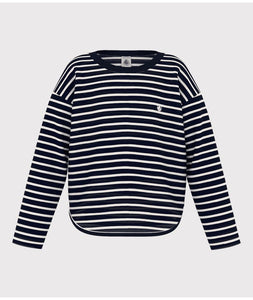 AW24 - A0BJD 03 NAVY WHITE FALL WINTER 2024/25 LONG SLEEVES SAILOR STRIPES