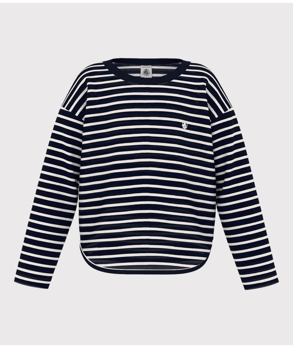 AW24 - A0BJD 03 NAVY WHITE 25% SALE FALL WINTER 2024/25 LONG SLEEVES SAILOR STRIPES