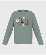 Load image into Gallery viewer, AW24 - A0BM1 03 GREEN 25% SALE FALL WINTER 2024/25 FLORAL LONG SLEEVES T-SHIRTS
