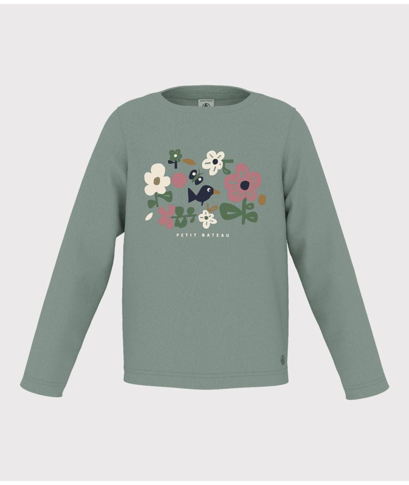 AW24 - A0BM1 03 GREEN 25% SALE FALL WINTER 2024/25 FLORAL LONG SLEEVES T-SHIRTS