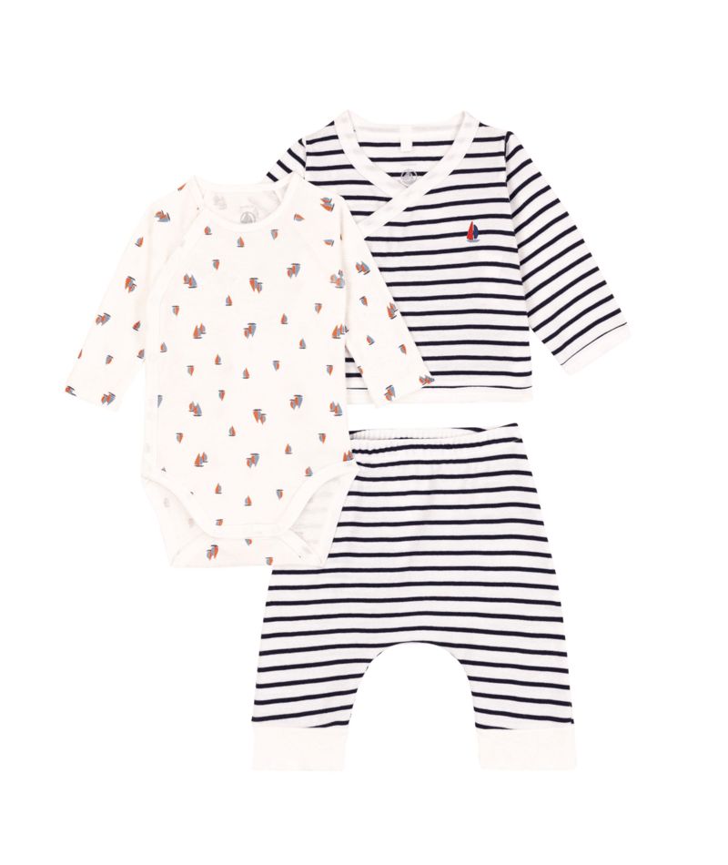 AW25 - A0BNA 01 WHITE NAVY FALL WINTER 2024/25 LONG SLEEVES SAILOR STRIPES