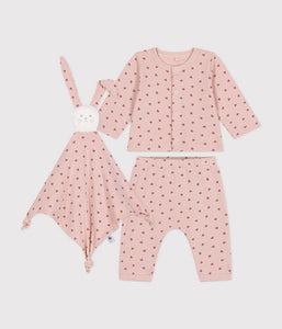 AW24 - A0BO5 01 PINK MULTI FALL WINTER 2024/25 FLORAL NEWBORN OUTFITS