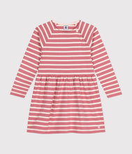 Load image into Gallery viewer, AW24 - A0BOC 01 PINK CREAM DRESSES FALL WINTER 2024/25 GIRL STRIPES
