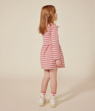 Load image into Gallery viewer, AW24 - A0BOC 01 PINK CREAM DRESSES FALL WINTER 2024/25 GIRL STRIPES

