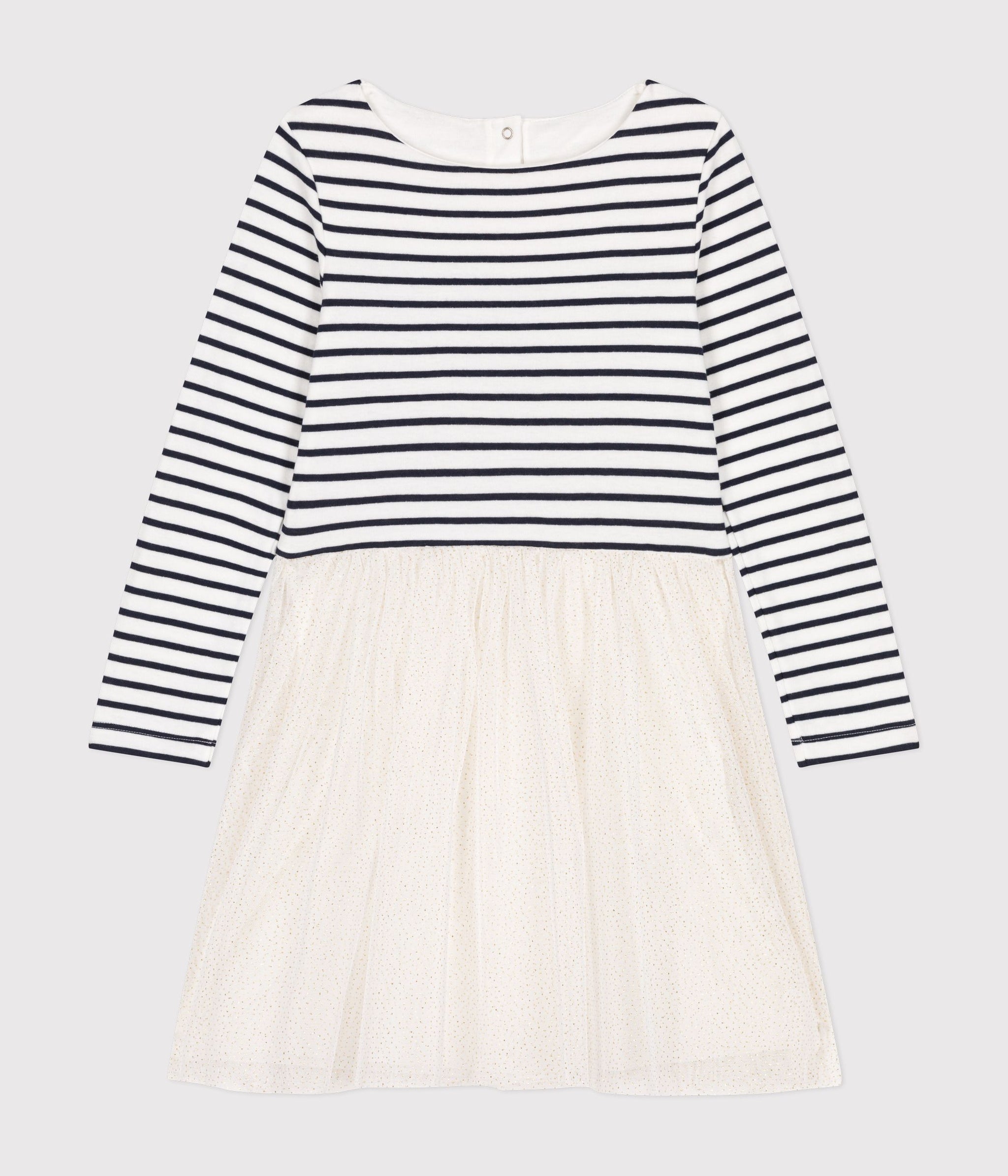 AW24 - A0D5D 01 WHITE NAVY 25% SALE DRESSES FALL WINTER 2024/25 LONG SLEEVES STRIPES
