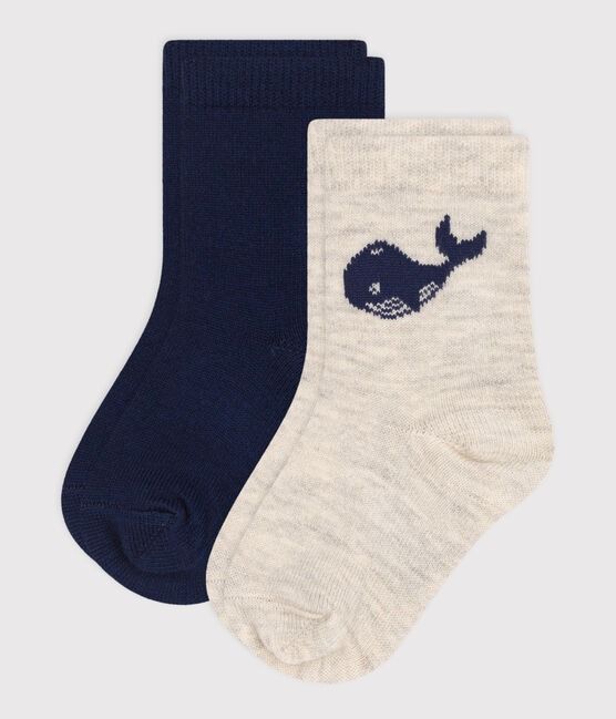 AW24 - A0AZP 01 NAVY GREY ACCESSORIES SOCKS SPRING SUMMER 2025