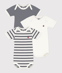 SS25 - A01TC 00 WHITE NAVY 25% SALE BODYSUITS NEWBORN PERMANENTS SAILOR SPRING SUMMER 2025 STRIPES