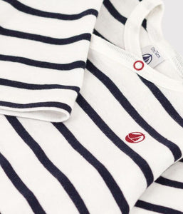 SS25 - A08AY 01 WHITE NAVY NEWBORN SAILOR SPRING SUMMER 2025 STRIPES