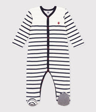 Load image into Gallery viewer, SS25 - A08B6 01 WHITE NAVY 25% SALE NEWBORN SPRING SUMMER 2025 STRIPES
