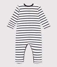 Load image into Gallery viewer, SS25 - A08B6 01 WHITE NAVY NEWBORN SPRING SUMMER 2025 STRIPES
