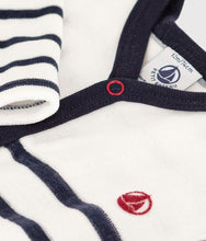 Load image into Gallery viewer, SS25 - A08B6 01 WHITE NAVY NEWBORN SPRING SUMMER 2025 STRIPES
