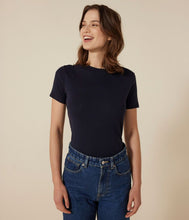 Load image into Gallery viewer, SS25 - A0AKE 18 NAVY SHORT SLEEVES ICONIC PERMANENTS SPRING SUMMER 2025 T-SHIRTS
