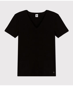 SS25 - A0AKF 01 BLACK SHORT SLEEVES CREWNECK TEE ICONIC SPRING SUMMER 2025 T-SHIRTS