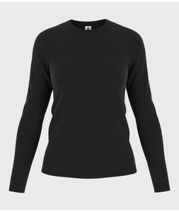 SS25 - A0AKG 17 BLACK LONG SLEEVES CREWNECK TEE PERMANENTS SPRING SUMMER 2025 T-SHIRTS