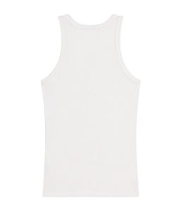 SS25 - A0AKH 01 WHITE CAMISOLE ICONIC PERMANENTS SPRING SUMMER 2025 TANK TOP