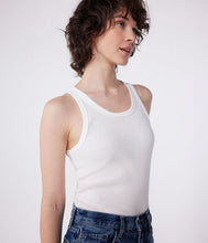 Load image into Gallery viewer, SS25 - A0AKH 01 WHITE CAMISOLE ICONIC PERMANENTS SPRING SUMMER 2025 TANK TOP
