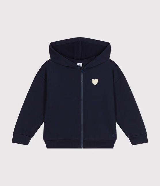 SS25 - A0B64 01 NAVY 25% SALE CARDIGAN HEARTS LONG SLEEVES SPRING SUMMER 2025 SWEATSHIRTS