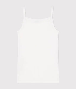 SS25 - A0BD5 09 WHITE CAMISOLE PERMANENTS SPRING SUMMER 2025 UNDERWEARS