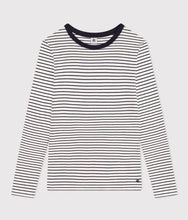 Load image into Gallery viewer, SS25 - A0BLL 04 WHITE NAVY LONG SLEEVES ICONIC SPRING SUMMER 2025 STRIPES
