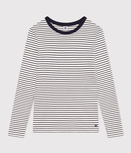 AW25 - A0BLL 04 WHITE NAVY LONG SLEEVES ICONIC SPRING SUMMER 2025 STRIPES