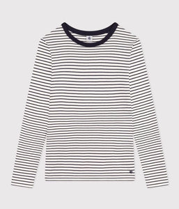 SS25 - A0BLL 04 WHITE NAVY LONG SLEEVES ICONIC SPRING SUMMER 2025 STRIPES