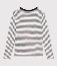 Load image into Gallery viewer, SS25 - A0BLL 04 WHITE NAVY LONG SLEEVES ICONIC SPRING SUMMER 2025 STRIPES
