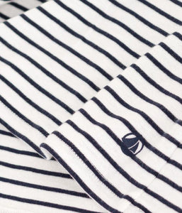 SS25 - A0BLL 04 WHITE NAVY LONG SLEEVES ICONIC SPRING SUMMER 2025 STRIPES