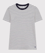 Load image into Gallery viewer, SS25 - A0BOL 04 WHITE NAVY SHORT SLEEVES ICONIC PERMANENTS SPRING SUMMER 2025 STRIPES T-SHIRTS
