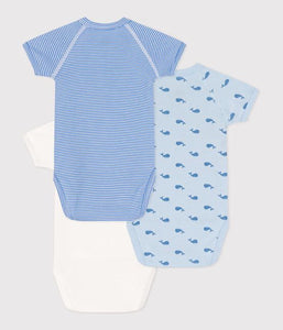 SS25 - A0CCZ 00 BLUE MULTI BODYSUITS NEWBORN SAILOR SPRING SUMMER 2025