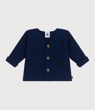 Load image into Gallery viewer, SS25 - A0CES 01 NAVY CARDIGAN LONG SLEEVES NEWBORN SPRING SUMMER 2025
