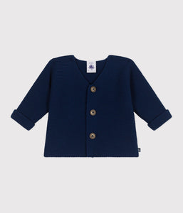 SS25 - A0CES 01 NAVY 25% SALE CARDIGAN LONG SLEEVES NEWBORN SPRING SUMMER 2025
