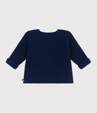 Load image into Gallery viewer, SS25 - A0CES 01 NAVY 25% SALE CARDIGAN LONG SLEEVES NEWBORN SPRING SUMMER 2025
