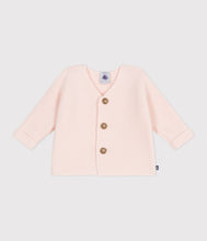 Load image into Gallery viewer, SS25 - A0CES 02 LIGHT PINK CARDIGAN LONG SLEEVES NEWBORN SPRING SUMMER 2025
