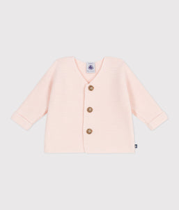 SS25 - A0CES 02 LIGHT PINK 25% SALE CARDIGAN LONG SLEEVES NEWBORN SPRING SUMMER 2025