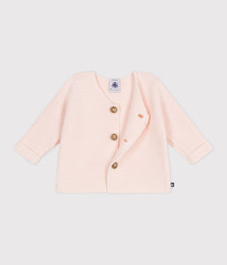 SS25 - A0CES 02 LIGHT PINK CARDIGAN LONG SLEEVES NEWBORN SPRING SUMMER 2025