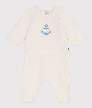 Load image into Gallery viewer, SS25 - A0CEW 07 WHITE 25% SALE NEWBORN OUTFITS SAILOR
